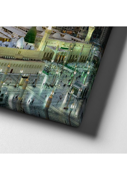 Medine-I Münevvere Panoramik Kanvas Tablo indirimleri