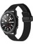 Samsung Gear S3 Uyumlu Hasır Metal Kordon Magnetik D Tokalı Tel Örgü Kayış Mıknatıslı 3