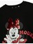 Minnie Mouse Sweat Elbise Lisanslı Uzun Balon Kollu Bisiklet Yaka 3