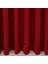 Petek Dokulu Kadife Dökümlü Fon Perde 1/3 Sık Pile Tek Kanat - Kırmızı 5