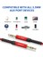 Profesyonel Hifi Stereo Ses Kablo 3,5 mm To 3.5mm Trs Uzatma Aux Kablosu 1 ADET 1,8metre CM0004 Kırmızı-Siyah 3