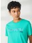 Bisiklet Yaka Baskılı Mint Kadın T-Shirt W-HOLDEN 2