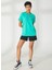 Bisiklet Yaka Baskılı Mint Kadın T-Shirt W-HOLDEN 3