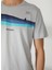 Bisiklet Yaka Baskılı Gri Erkek T-Shirt HARDAP 4