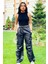 Kız Çocuk Jogger Yüksek Bel Elastik Paça Paraşüt PANTOLON-PNT-0032 1
