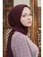 Acı Kahve Loryan Scarf Shımmer Şal 2