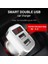 A1 LED Göstergeli Araç Şarj Adaptörü -2 Girişli + J11 Micro Usb 90 Derece 2.4A Şarj Kablosu -1mt 3