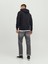 Yazı Baskılı Içi Şardonlu Kapüşonlu Erkek Sweatshirt 12233599 2