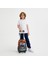 Kids Gri Turuncu Gamer Desenli Çekçekli 2'li Çanta Seti SET0223946 2