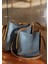 Küpe Tote Çanta Tek Omuz Messenger Kot Deri (Yurt Dışından) 5
