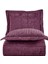 Velvet Kadife Comfort Set Modern Uyku Seti Tek Kişilik Mürdüm 2 Parça 3