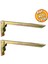 Katlanır Raf Altı Ayağı Metal Ayakları 28 X 10 Cm (2 Adet) 1
