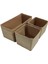 3'lü Bej Çekmece Içi Düzenleyici Organizer Set - Çok Amaçlı Dolap Içi Kutu Seti 1
