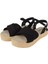 Yumuşak Taban Kadın Sandalet PNT-570095 Siyah 4