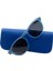 John Mıller HEH67G UV400 Filtre Şeffaf Sap Mavi Çerçeve Sarı Aksesuarlı Cam Unisex Güneş Gözlüğü 4