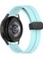 Huawei Watch Gt 2 46 mm Silikon Kordon Magnetik D Tokalı Spor Kayış Mıknatıslı Toka 2