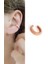 925 Ayar Gümüş Rose Sıkıştırmalı Kıkırdak Earcuff Küpe 1