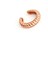 925 Ayar Gümüş Rose Sıkıştırmalı Kıkırdak Earcuff Küpe 3