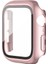 Apple Watch Seri 9-8-7 45MM Uyumlu Ekran ve Kasa Koruyucu Rose Gold 1