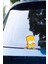 Quart Aksesuar 11 x 9,5 cm Bart Simpson Sticker Araba Laptop Oto Motor Sticker 3