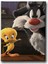 Tweety ve Kedi Çocuk Kanvas Tablo 1