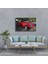 Klasik Kırmızı Araba Canvas Tablo 3