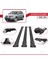 Mitsubishi Outlander 2006-2013 Arası ile Uyumlu Fly Model Ara Atkı Tavan Barı Siyah 3 Adet Bar 4