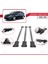Chevrolet Cruze 2009-2016 Arası ile Uyumlu Fly Model Ara Atkı Tavan Barı Gri 3 Adet Bar 4
