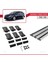Chevrolet Cruze 2009-2016 Arası ile Uyumlu Fly Model Ara Atkı Tavan Barı Gri 3 Adet Bar 5