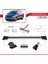 Toyota Sienna (XL10) 1998-2003 Arası ile Uyumlu Fly Model Ara Atkı Tavan Barı Gri 3 Adet Bar 3