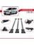 Ssangyong Turismo 2013-2019 Arası ile Uyumlu Fly Model Ara Atkı Tavan Barı Gri 3 Adet Bar 4