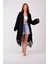 Itayan Ipek Detaylı Oversize Kaftan 1