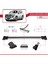 Toyota Land Cruiser (J300) 2022 ve Sonrası ile Uyumlu Fly Model Ara Atkı Tavan Barı Gri 3 Adet Bar 3