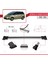 Citroen C4 Grand Picasso 2007-2013 Arası ile Uyumlu Fly Model Ara Atkı Tavan Barı Gri 3 Adet Bar 3