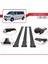 Volkswagen Caravelle (T6) 2015 ve Sonrası ile Uyumlu Fly Model Ara Atkı Tavan Barı Siyah 3 Adet Bar 4