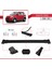 Daihatsu Terios 2006-2017 Arası ile Uyumlu Fly Model Ara Atkı Tavan Barı Siyah 3 Adet Bar 3
