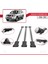 Nissan Pathfinder (R51) 2004-2012 Arası ile Uyumlu Fly Model Ara Atkı Tavan Barı Gri 3 Adet Bar 4