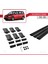 Volkswagen Touran 2010-2015 Arası ile Uyumlu Fly Model Ara Atkı Tavan Barı Siyah 3 Adet Bar 5