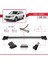 Dodge Journey 2008 ve Sonrası ile Uyumlu Fly Model Ara Atkı Tavan Barı Gri 3 Adet Bar 3