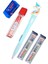 Işıklı Unicorn Uçlu Kalem Seti Mavi 0.7 mm 1 Paket Unicorn Başlıklı Versatil Kalem Süslü Silikonlu Hediyelik Kalem 1