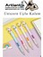 Işıklı Unicorn Uçlu Kalem Seti Mavi 0.7 mm 1 Paket Unicorn Başlıklı Versatil Kalem Süslü Silikonlu Hediyelik Kalem 4