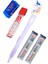 Işıklı Unicorn Uçlu Kalem Seti Mor 0.7 mm 1 Paket Unicorn Başlıklı Versatil Kalem Süslü Silikonlu Hediyelik Kalem 1