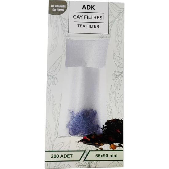 Adk 200'lü Bardak Fincan Çay Filtresi Torbası Filtre CIN462