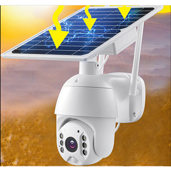 Wıfıcam Plus 4g Sim Kartlı 1080P Motorlu Ptz  Solar Güneş Enerjili Kamera Ubox Türkçe Program