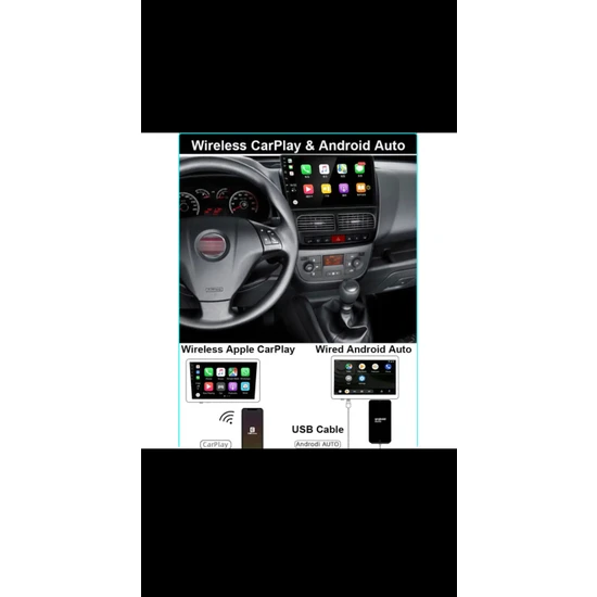 Sound City  Fiat Orta Doblo 2010-14 Multimedya 2gb Ram 32 GB Hafıza CarPlay/androidauto kamera hediyeli