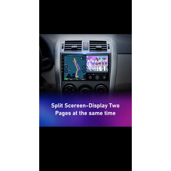 Sound City Toyota Corolla 2007-12 Multimedya 2gb Ram 32 GB Hafıza CarPlay/androidauto kamera hediyeli