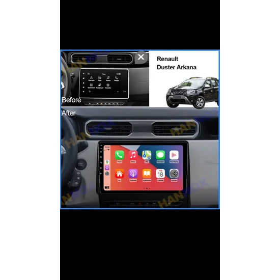 Sound City Dacia Duster 2019-20 Multimedya 2gb Ram 32 GB Hafıza CarPlay/androidauto kamera hediyeli