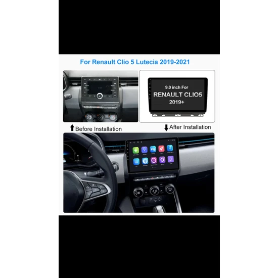 Sound City Renault Clio 5 2020-22 Multimedya 4gb Ram 64 GB Hafıza CarPlay/androidauto kamera hediyeli