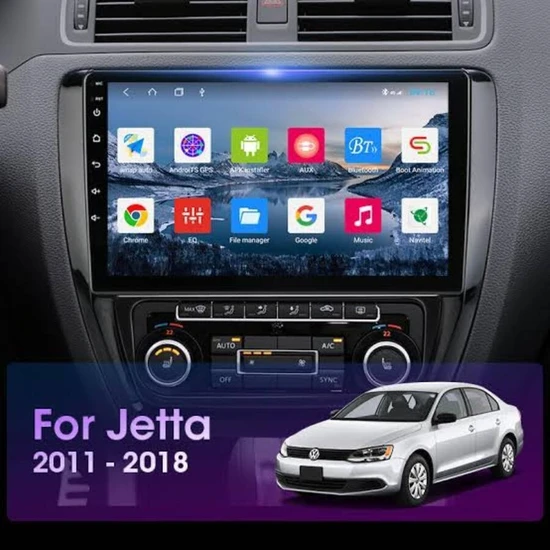 Sound City Vw Jetta 2011-17 Multimedya 2gb Ram 32 GB Hafıza CarPlay/androidauto kamera hediyeli