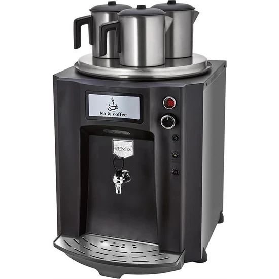 Remta Premium Otomatik Su Alma 40 Litre Üç Demlikli Çay Kazanı Makinesi